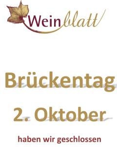 Urlaub am 2. Oktober